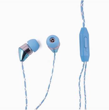 Nervy Original Vivo Handfree With 3d Wire Blue Wired Headset