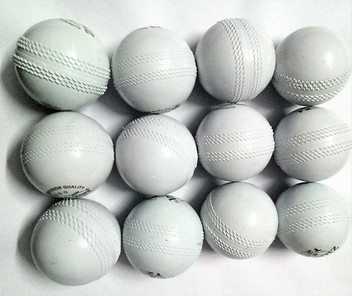 white rubber ball