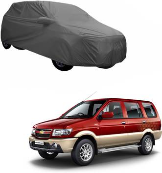 Adroitz Car Cover For Chevrolet Tavera With Mirror Pockets Price