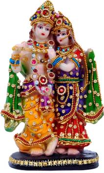 Hub N Art Lord Radha Krishna Idol Love Couple Statue Murti In Religious Diwali Decorative For Pooja And Mandir And Temple Decorative Showpiece 22 Cm Price In India Buy A collection of the top 26 radha krishna wallpapers and backgrounds available for download for free. hub n art lord radha krishna idol love couple statue murti in religious diwali decorative for pooja and mandir and temple decorative showpiece 22
