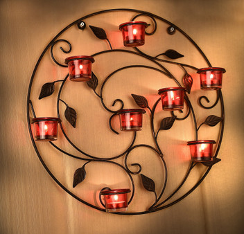 decorative red glass