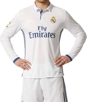 Navex Navex Footbal Jersey Club Real Madrid White Full Sleeve Ket