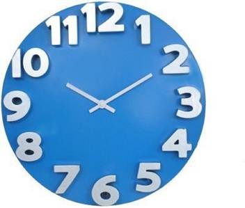 Efc Nice 3d Blue Wall Clock Analog 35 5 Cm X 35 5 Cm Wall Clock Price In India Buy Efc Nice 3d Blue Wall Clock Analog 35 5 Cm X 35 5 Cm Wall