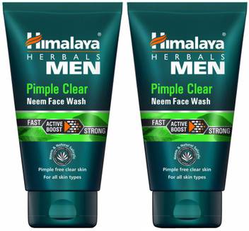 Himalaya Men Pimple Clear Neem Face Wash Price In India Buy Himalaya Men Pimple Clear Neem Face Wash Online In India Reviews Ratings Features Flipkart Com