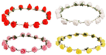 head tiara flower