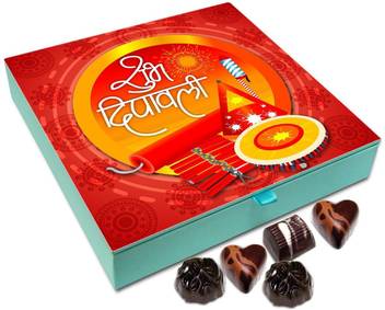Chocholik Diwali Gift Box May This Diwali Bring Lots Of Peace And Prosperity Chocolate Box 9pc Truffles Price In India Buy Chocholik Diwali Gift Box May This Diwali
