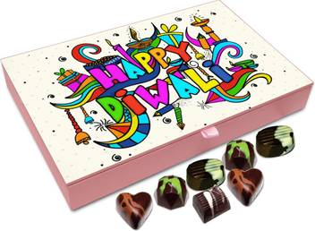 Chocholik Diwali Gift Happy Diwali To All My Mates Chocolate Box 12pc Truffles Price In India Buy Chocholik Diwali Gift Happy Diwali To All My Mates Chocolate Box