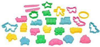 Yazycraft Dough Cutters Kids Cookie Cutters Play Doh Clay Cutters Animals And Objects Shapes Assorted Colors 26 Pcs Dough Cutters Kids Cookie Cutters Play Doh