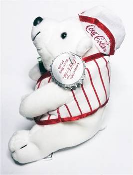 Coca Cola Polar Bear In Soda Fountain Outfit 6 4 Inch Polar Bear In Soda Fountain Outfit Buy Bear Toys In India Shop For Coca Cola Products In India Flipkart Com