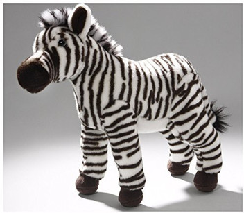 stuffed zebra toy