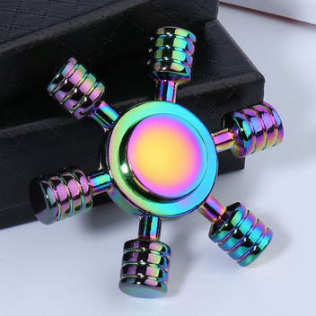 multicolor fidget spinner