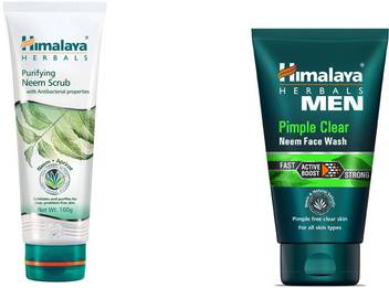 Himalaya Purifying Neem Scrub Men Pimple Clear Neem Face Wash Price In India Buy Himalaya Purifying Neem Scrub Men Pimple Clear Neem Face Wash Online At Flipkart Com