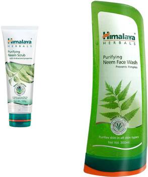 Himalaya Purifying Neem Scrub Purifying Neem Face Wash Price In India Buy Himalaya Purifying Neem Scrub Purifying Neem Face Wash Online At Flipkart Com