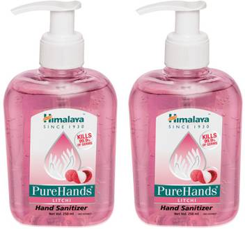 Himalaya Purehands Litchi 250 Ml Pack Of 2 Hand Sanitizer Pump Dispenser Price In India Buy Himalaya Purehands Litchi 250 Ml Pack Of 2 Hand Sanitizer Pump Dispenser Online In India