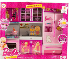 barbie girl kitchen set