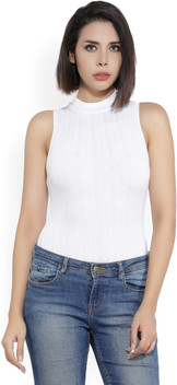 forever 21 white bodysuit
