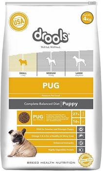 Drools Pug Puppy Premium 4 Kg Chicken 4 Kg Dry Young Dog Food Price In India Buy Drools Pug Puppy Premium 4 Kg Chicken 4 Kg Dry Young Dog Food Online At Flipkart Com