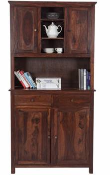 Nidoo Sheesham Wood Solid Wood Crockery Cabinet Price In India Buy Nidoo Sheesham Wood Solid Wood Crockery Cabinet Online At Flipkart Com