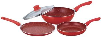 Wonderchef Royal Velvet Induction Bottom Cookware Set Price In India Buy Wonderchef Royal Velvet Induction Bottom Cookware Set Online At Flipkart Com