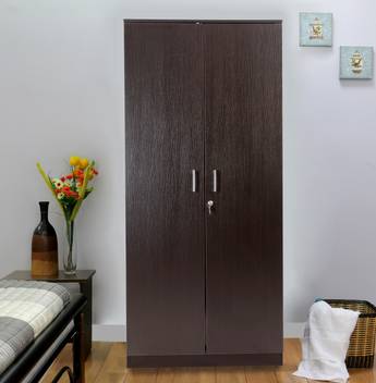 Hometown Prime 2 Door Wenge Engineered Wood Almirah