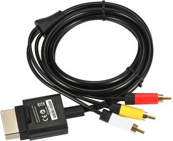 Jbd Audio Video Av Tv Cable Cord For Microsoft Xbox 360s Slim And