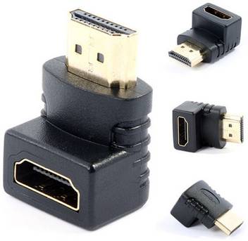 Generix L Shape Hdmi Male To Hdmi Female Jointer Converter 0 02 M Hdmi Cable Generix Flipkart Com