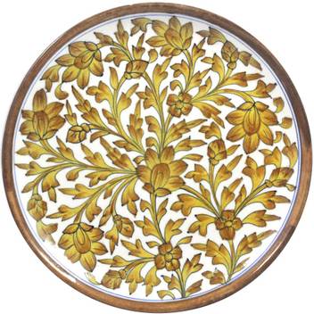 India Meets India Blue Pottery Art Handmade Ceramic Wall Hanging
