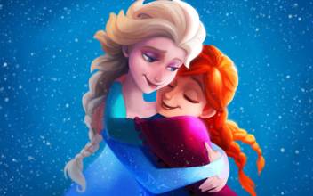 Frozen Sisters Elsa Anna 4k On Fine Art Paper Hd Quality Wallpaper