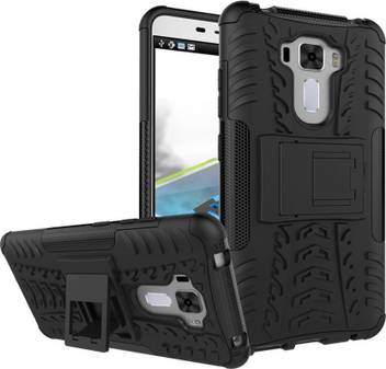 Ideal Back Cover For Asus Zenfone 3 Laser Zc551kl 5 5 Inches Black Armour Kickstand Ideal Flipkart Com