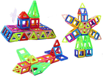 magnetic tiles playset