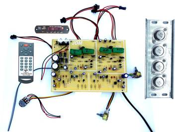 Tech And Trade 350 W Diy 2n3055 Transistor Based Audio Amplifier Car Stereo Board Bass Treble Control Transistor Assembly And Music Module 4440