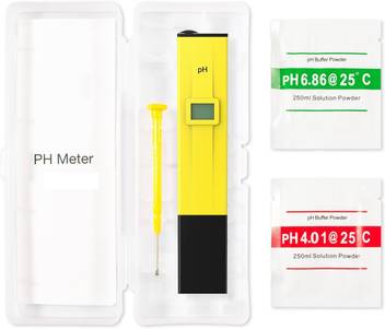 Balrama High Accuracy Digital Ph Meter Hydroponic Water Quality Testing Equipment Portable Pocket Handheld Pen Type Ph Meter With Buffer Powder Calibration Solution Atc Care Box Digital Tds Meter Price