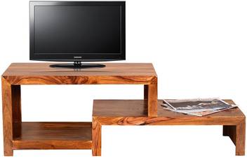 The Attic Sheesham Wood Solid Wood Tv Entertainment Unit Price In