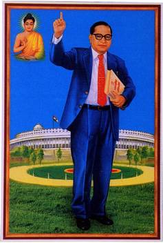 Aabhaas Wall Poster B R Ambedkar Big Paper Print Personalities