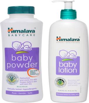 Himalaya Herbals Baby Powder 400g Himalaya Herbals Baby Lotion 400ml Buy Baby Care Combo In India Flipkart Com