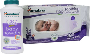 baby powder on sheets