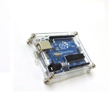 New One Set UNO R3 Shell Acrylic Clear Box Enclosure Transparent Case Shell for Arduino Uno R3 Board Module