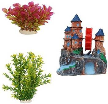 Jainsons Pet Products Combo Aquarium Decoration Items Laterite