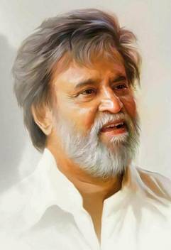 Rajinikanth A Digital Painting 11 Poster On Fine Art Paper 13x19