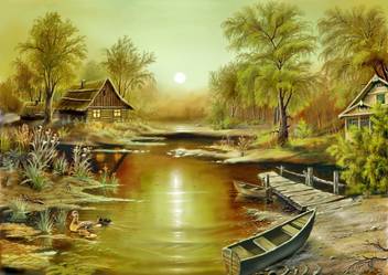 Nature Paintings Fred Swan Hd Wallpaper On Art Paper Fine Art