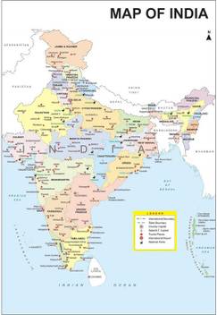 beautiful pictures of india map India Map Beautiful On Large Print 36x24 Inches Photographic Paper beautiful pictures of india map