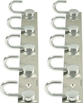 Docoss Pack Of 2 Button 5 Pin Cloth Hanger Bathroom Wall Door Hooks For Hanging Keys Clothes Towel Swivel Hook Price In India Buy Docoss Pack Of 2 Button 5 Pin Cloth Hanger Bathroom Wall