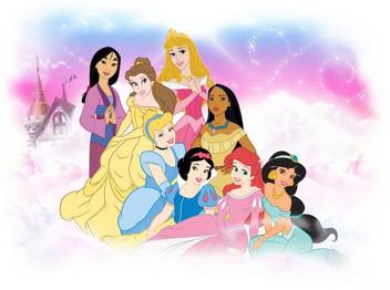 Disney Princess Wallpaper Poster On Large Print 36x24 Inches