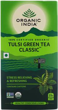 Organic India Tulsi Green Tea Bags Box Price In India Buy Organic India Tulsi Green Tea Bags Box Online At Flipkart Com