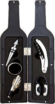 Art N Soul 162099 Big Bottle Shaped Wine Accessory Tools Kit 5 Piece Wine Gift Set Bottle Opener Set Price In India Buy Art N Soul 162099 Big Bottle Shaped Wine Accessory Tools Kit 5