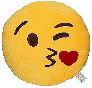 emoji teddy pillow