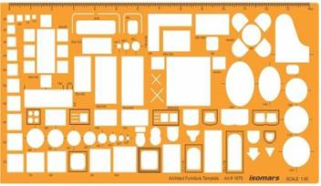 Isomars 1879 1 50 Scale Architectural Drawing Architect Technical Drafting Supplies Furniture Symbols For House Interior Floor Plan Design Stencil Price In India Buy Isomars 1879 1 50 Scale Architectural Drawing Architect