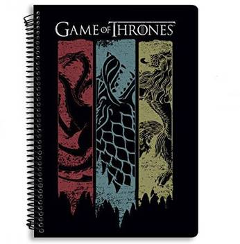 Mc Sid Razz Redwolf Official Game Of Thrones Flag B5 Notebook