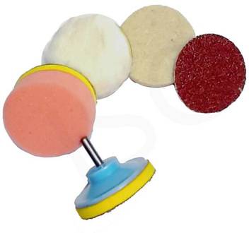 Isc 2 Inch Backing Pad With Drill Attachment Micro Polishing Pad