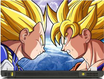 Skinshack Dragon Ball Z Goku Faceoff 17 Inch Vinyl Laptop Decal